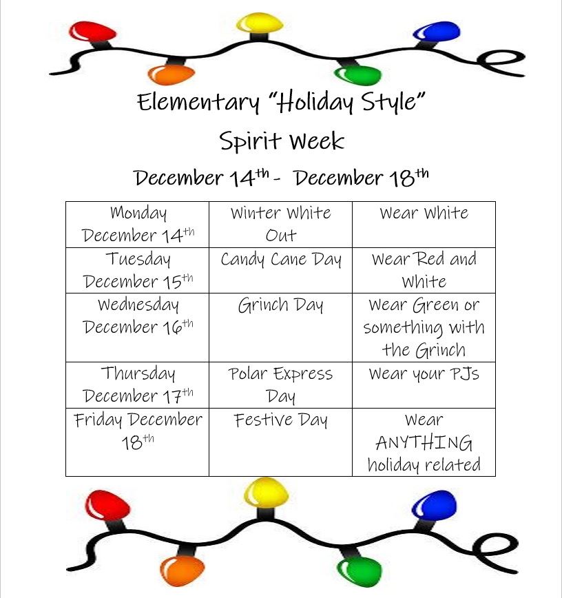 Spirit Week Spirit Week